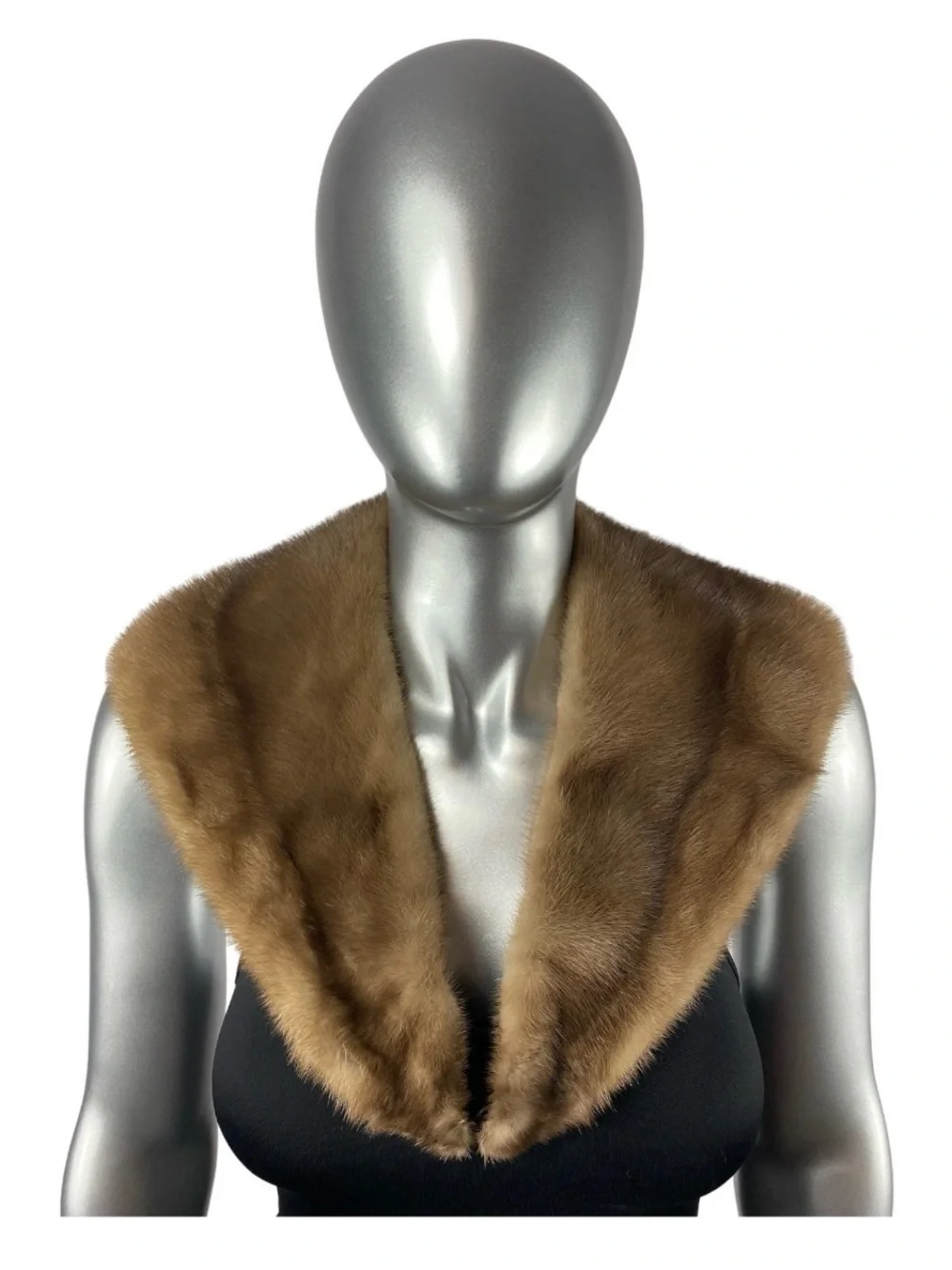 Pastel MINK Shawl Collar, 36”L, Certified Vintage Fur
